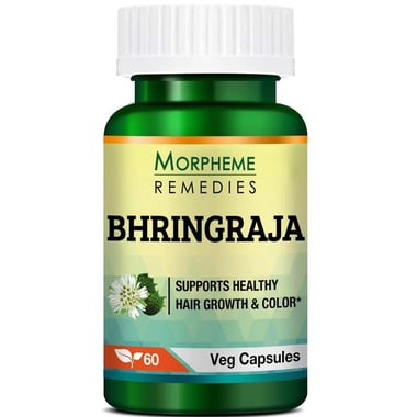 Morpheme Remedies Bhringraja ( 500 mg), 60 veggie capsule(s)