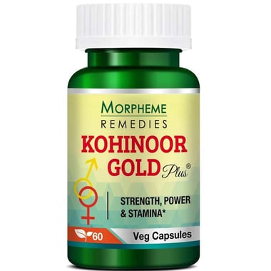 Morpheme Remedies Kohinoor Gold Plus, 60 capsules