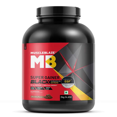 MuscleBlaze Super Gainer Black, 4.4 lb Chocolate