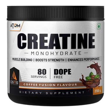AS-IT-IS Nutrition ATOM Creatine Monohydrate,  Coffee Fusion  0.55 lb 