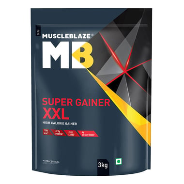 MuscleBlaze Super Gainer XXL,  6.6 lb  Cookies & Cream 