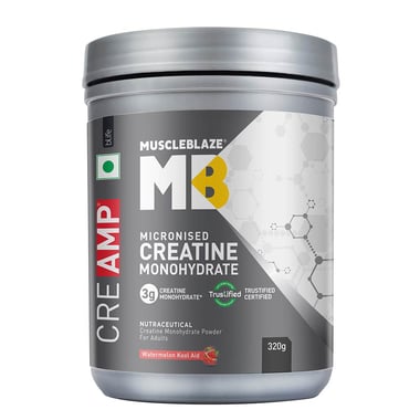 MuscleBlaze Creatine Monohydrate CreAMP,  Watermelon Kool Aid  0.71 lb 
