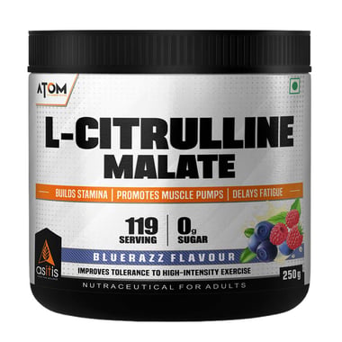 AS-IT-IS Nutrition ATOM L-Citrulline Malate,  0.55 lb  Blue Razz 