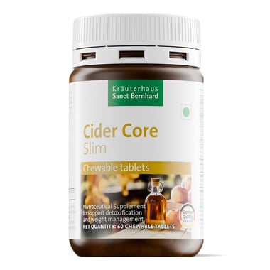 Krauterhaus Sanct Bernhard Cider Core Slim,  60 chewable tablet(s)  Unflavoured 