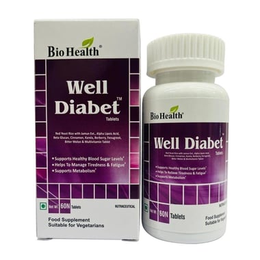Bio Health Well Diabet,  60 tablet(s) 