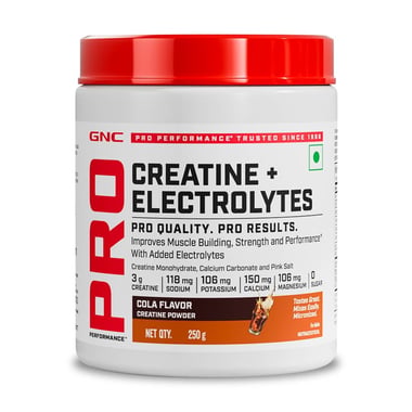 GNC Pro Performance Creatine+ Electrolytes,  Cola  0.55 lb 
