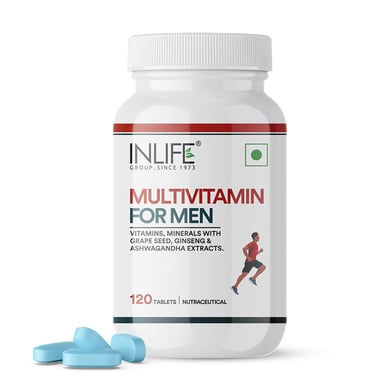 INLIFE Multivitamin for Men,  120 tablet(s)  Unflavoured 