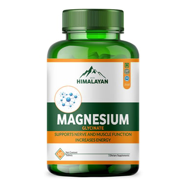 Divya Himalayan Magnesium Glycinate,  Unflavoured  60 tablet(s) 