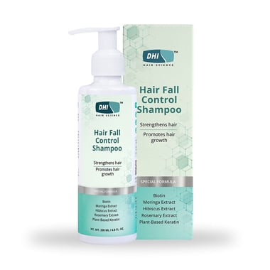 DHI Hair Fall Control Shampoo, 200 ml for All Hair Types