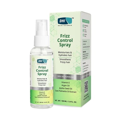 DHI Frizz Control Spray, 100 ml for Dry & Frizzy Hair