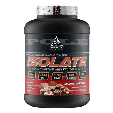 Pole Nutrition Whey Protein Isolate,  5 lb  Gourmet Chocolate 