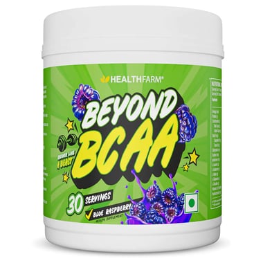 Healthfarm Beyond BCAA, 0.79 lb 30 Servings Blue Raspberry