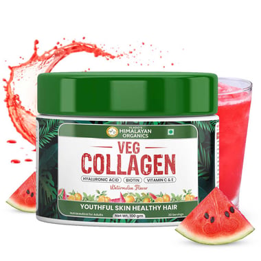 Vlado's Himalayan Organics Veg Collagen, 100 g Watermelon