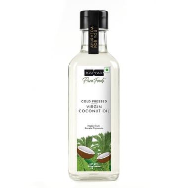 Kapiva Virgin Coconut Oil (Cold-Pressed For Maximum Nutrition),  0.5 L 