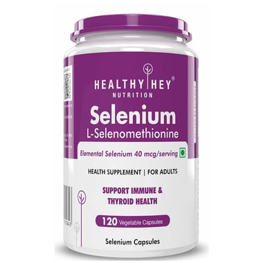 HealthyHey Nutrition Selenium,  120 veggie capsule(s) 