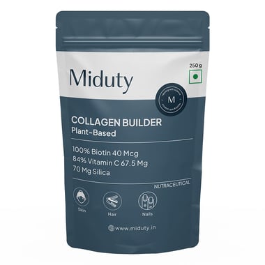Miduty Plant Based Collagen Builder, 250 g Unflavoured