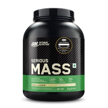 ON (Optimum Nutrition) Serious Mass,  6.6 lb  Vanilla 