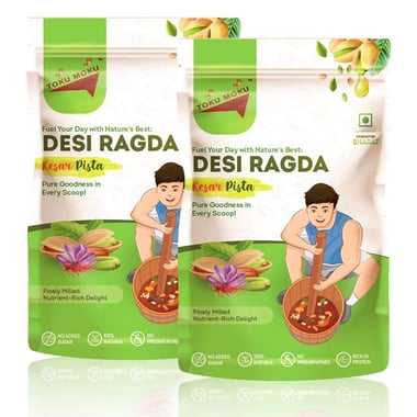 TOKU MOKU Desi Ragda,  62 g  Kesar Pista (Pack of 2) 
