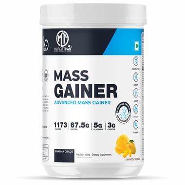 Muscle Trail Advanced Mass Gainer,  3.3 lb  Mango Icecream 