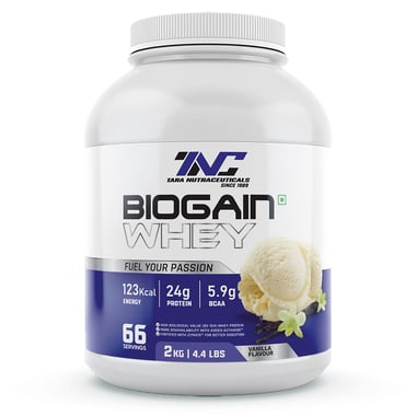 Tara Nutraceuticals Biogain Whey, 4.4 lb Vanilla