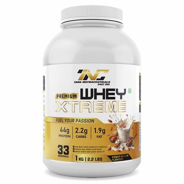 Tara Nutraceuticals Premium Whey Xtreme, 2.2 lb Kesar Badam