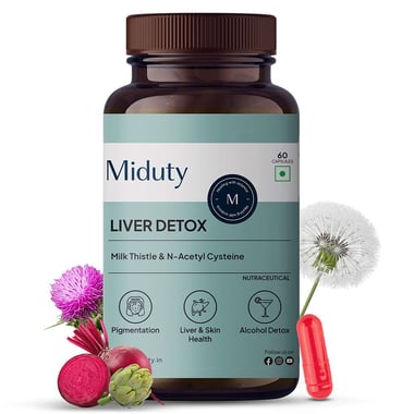 Miduty Liver Detox, 60 capsules