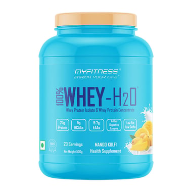 Myfitness By Paradise 100% WHEY-H2O Protein Isolate,  1.1 lb  Mango Kulfi 