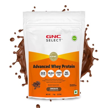 GNC Select Advanced Whey Protein,  2.2 lb  Chocolate 