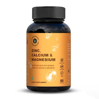 CUREFOREVER Zinc Calcium & Magnesium,  60 tablet(s)  Unflavoured 