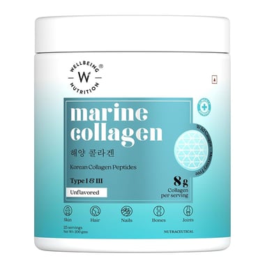Wellbeing Nutrition Marine Collagen,  200 g  Unflavoured 