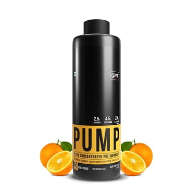 QNT Pump Extra Concentrated Liquid Pre- Workout, 900 ml Navel Orange