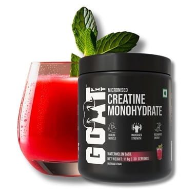 G.O.A.T Fit 100% Pure Micronized Creatine Monohydrate,  Watermelon Basil  0.24 lb 