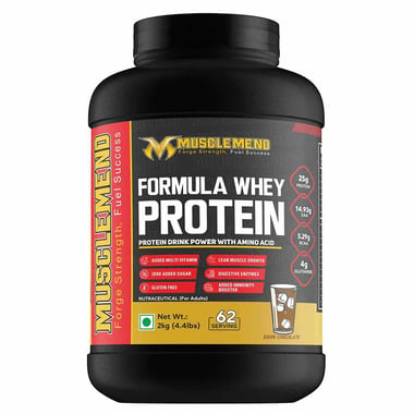 Musclemend Formula Whey Protein, 4.4 lb Dark Chocolate
