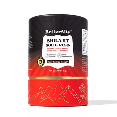 BetterAlt Shilajit Gold+ Resin,  20 g 