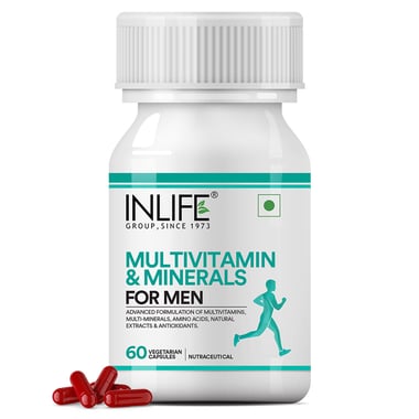 INLIFE Multivitamins & Minerals Men, 60 capsules Unflavoured