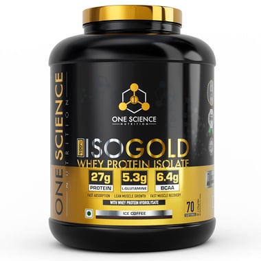 One Science 100% Iso Gold Whey Protein Isolate,  5 lb  Ice Coffee 