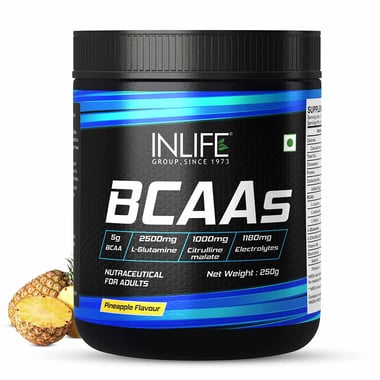 INLIFE BCAAs, 0.55 lb 22 Servings Pineapple