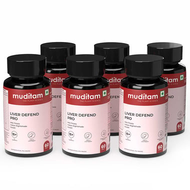 Muditam Liver Defend Pro (Pack of 6), 60 tablet(s)
