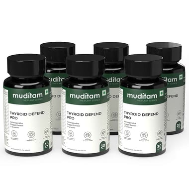 Muditam Thyroid Defend Pro (Pack of 6), 30 tablet(s)