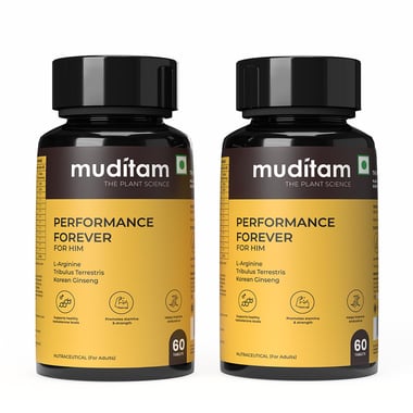 Muditam Performance Forever for Him (Pack of 2), 60 tablet(s)