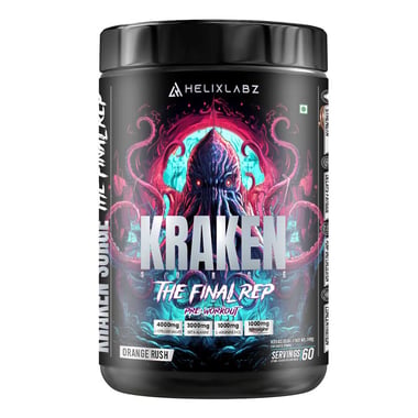 Helixlabz Kraken The Final Rep Pre Workout, 0.79 lb Orange Rush