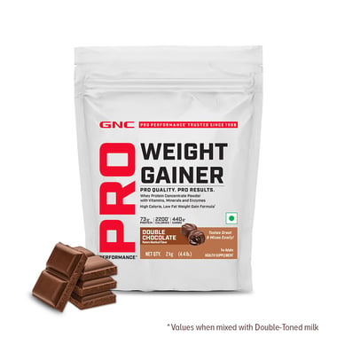 GNC Pro Performance Weight Gainer, 4.4 lb Double Chocolate