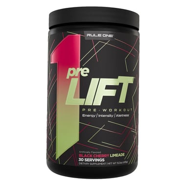 Rule One Pre Lift Pre-Workout, 0.96 lb Black Cherry Limeade