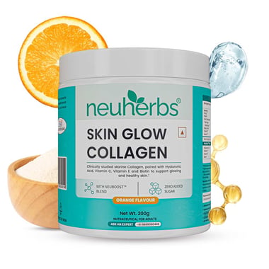 Neuherbs Skin Glow Collagen, 200 g Orange