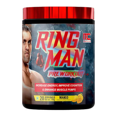 Muscle Club Ring Man Pre-Workout, 0.31 lb Mango