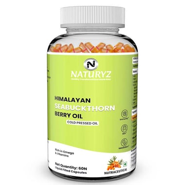 Naturyz Himalayan Sea Buckthorn Berry Oil, 60 capsules