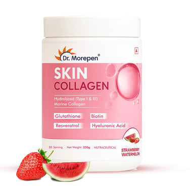 Dr. Morepen Skin Collagen, 250 g Strawberry Watermelon