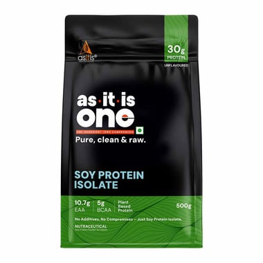 AS-IT-IS Nutrition One Soy Protein Isolate, 1.1 lb Unflavoured
