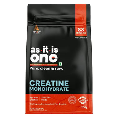 AS-IT-IS Nutrition One Creatine Monohydrate, Unflavoured 0.55 lb