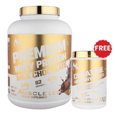 Muscle Leb Premium Whey Protein,  4.4 lb  Milk Chocolate 